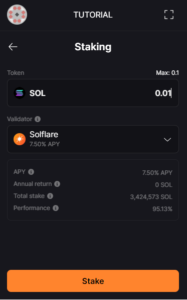 How To Natively Stake Sol Solflare Academy