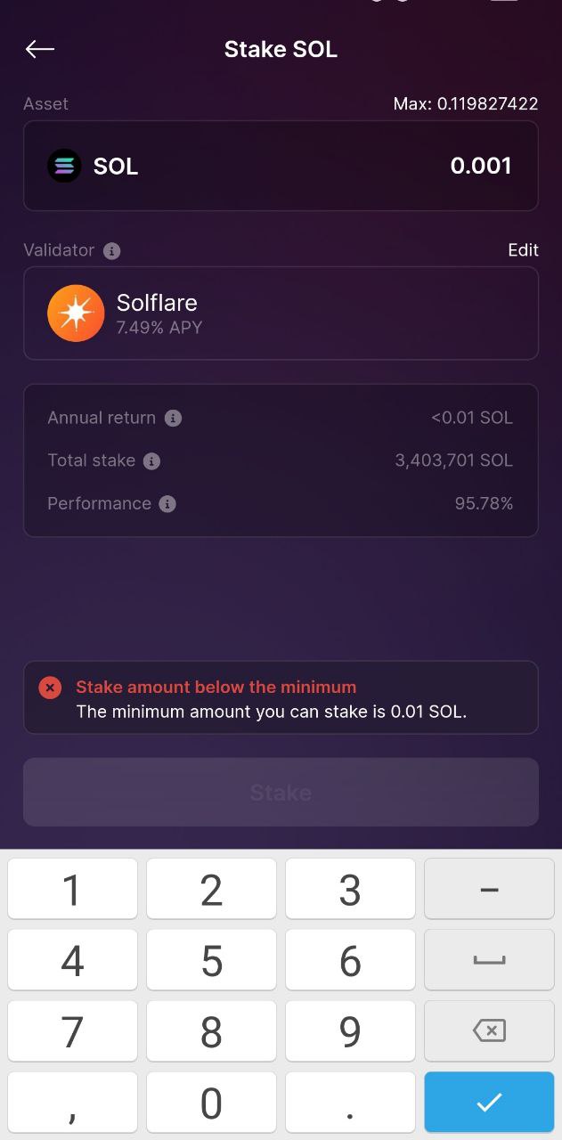 How to Natively Stake SOL (Mobile) - Solflare Academy